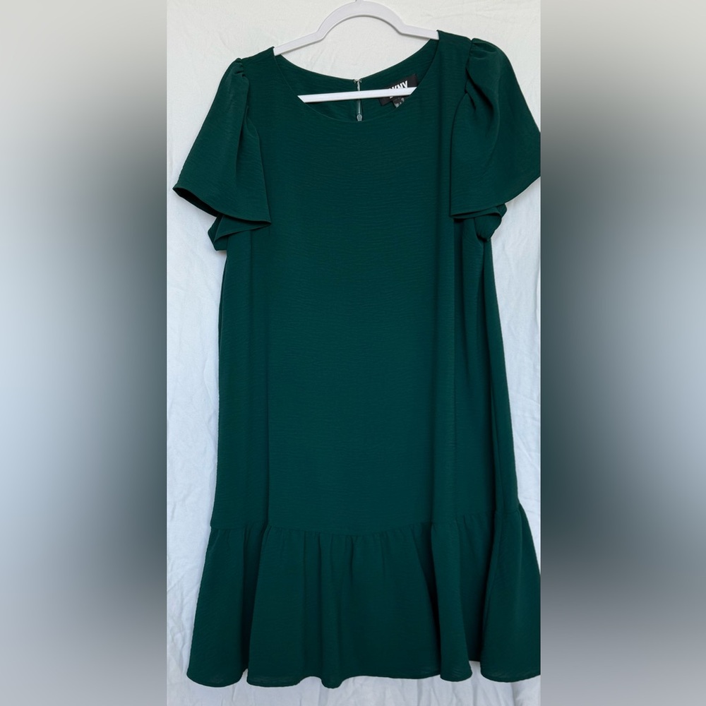 DKNY Deep Green Dress